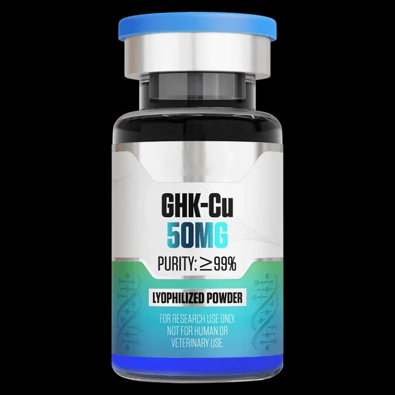 GHK-Cu (50 mg Vial) 50 mg vial of lyophilized research peptide