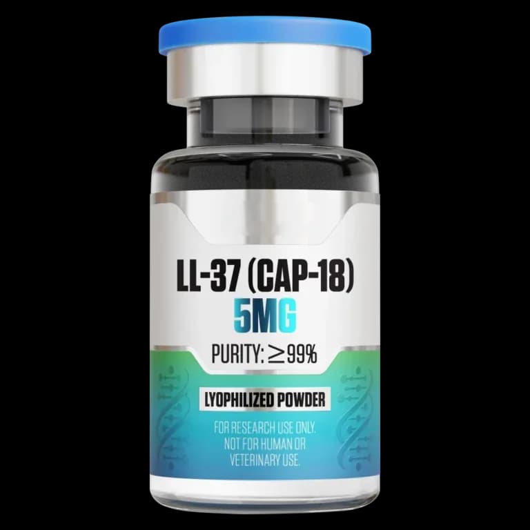 LL-37 (5 mg Vial) 5 mg Vial mit lyophilisiertem Forschungspeptid