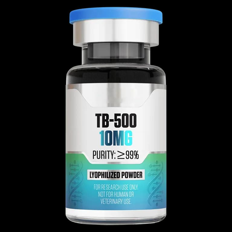 TB-500 (10 mg Vial) 10 mg vial of lyophilized research peptide