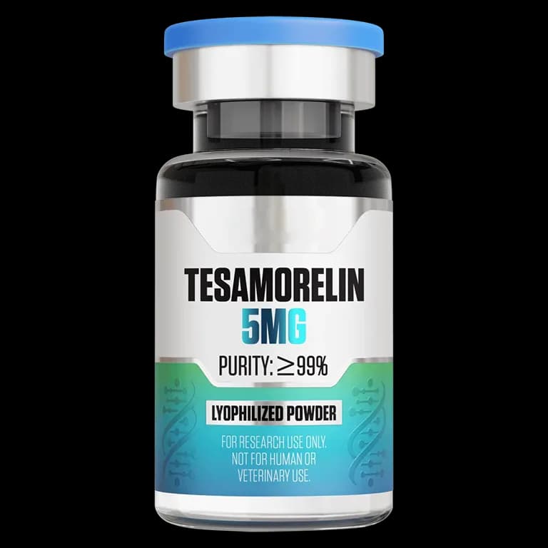 Tesamorelin (5 mg Vial) 5 mg vial of lyophilized research peptide