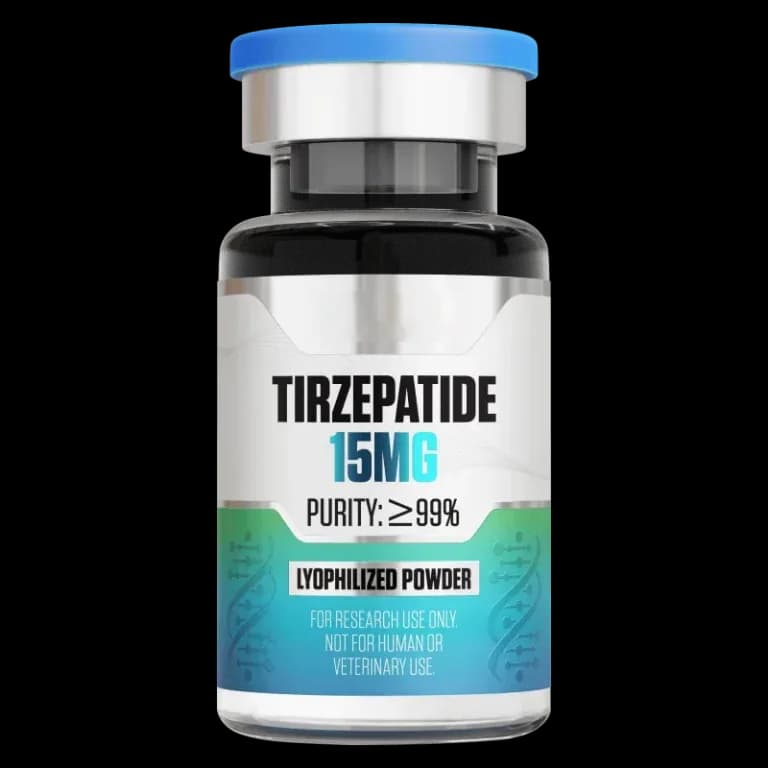 Tirzepatide (15 mg Vial) 15 mg Vial mit lyophilisiertem Forschungspeptid