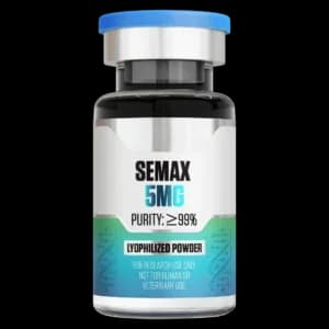 قارورة Semax (5 mg Vial) 5 mg من ببتيد بحثي مجفّف بالتجميد