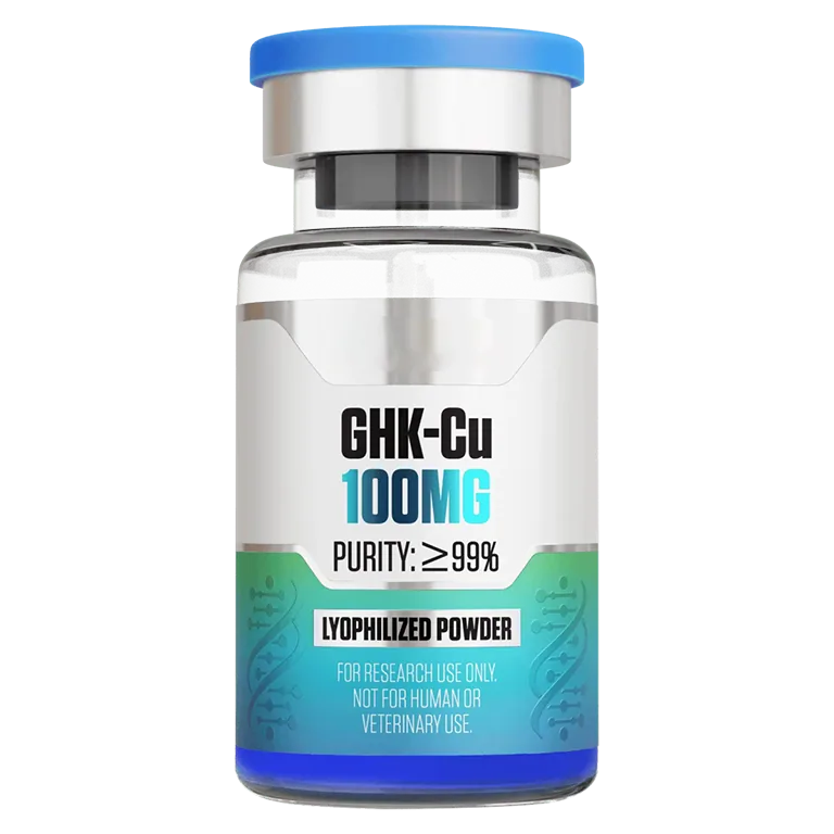 GHK-Cu (100 mg Vial) 100 mg vial of lyophilized research peptide