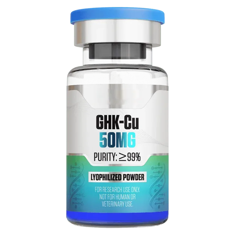 GHK-Cu (50 mg Vial) 50 mg vial of lyophilized research peptide