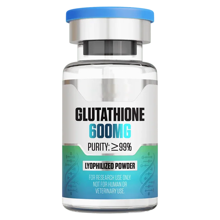 Glutathione (600 mg Vial) 600 mg vial of lyophilized research peptide