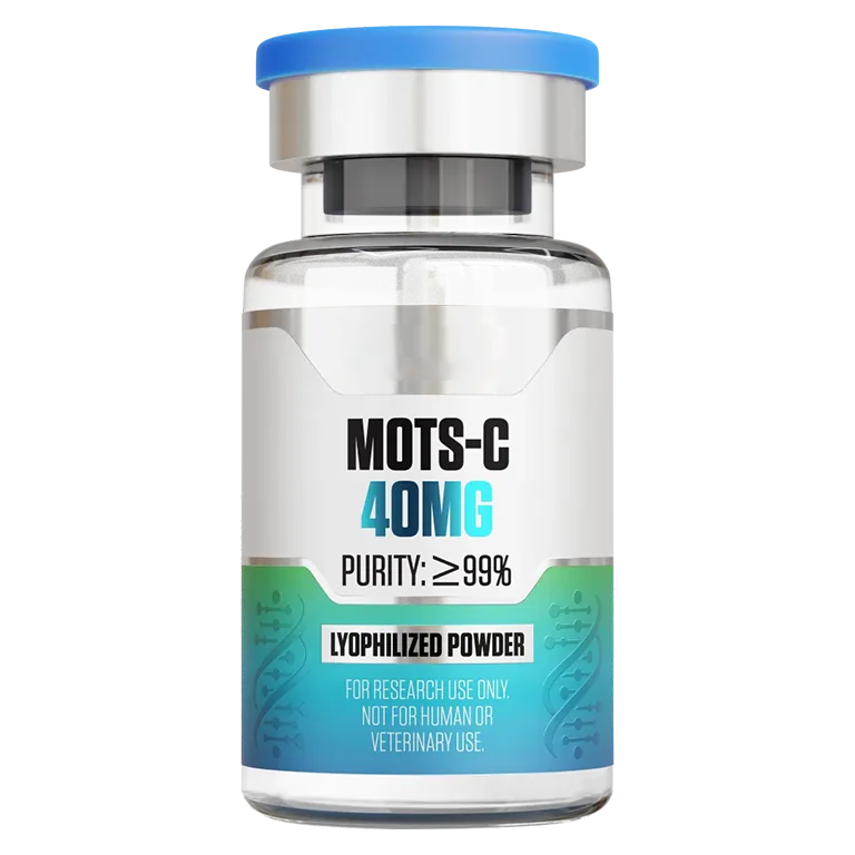 MOTS-C (40 mg Vial) 40 mg vial of lyophilized research peptide