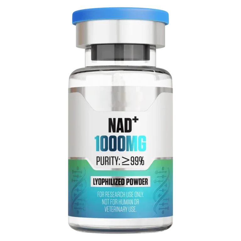 NAD+ (1000 mg Vial) 1000 mg vial of lyophilized research peptide
