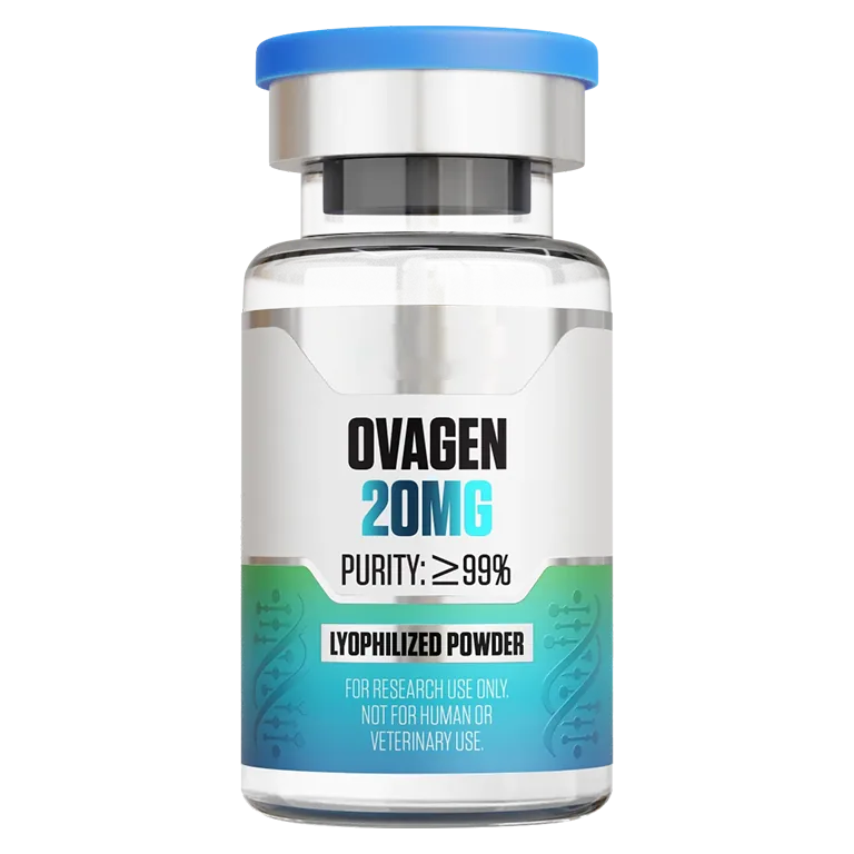 Ovagen (20 mg Vial) 20 mg vial of lyophilized research peptide