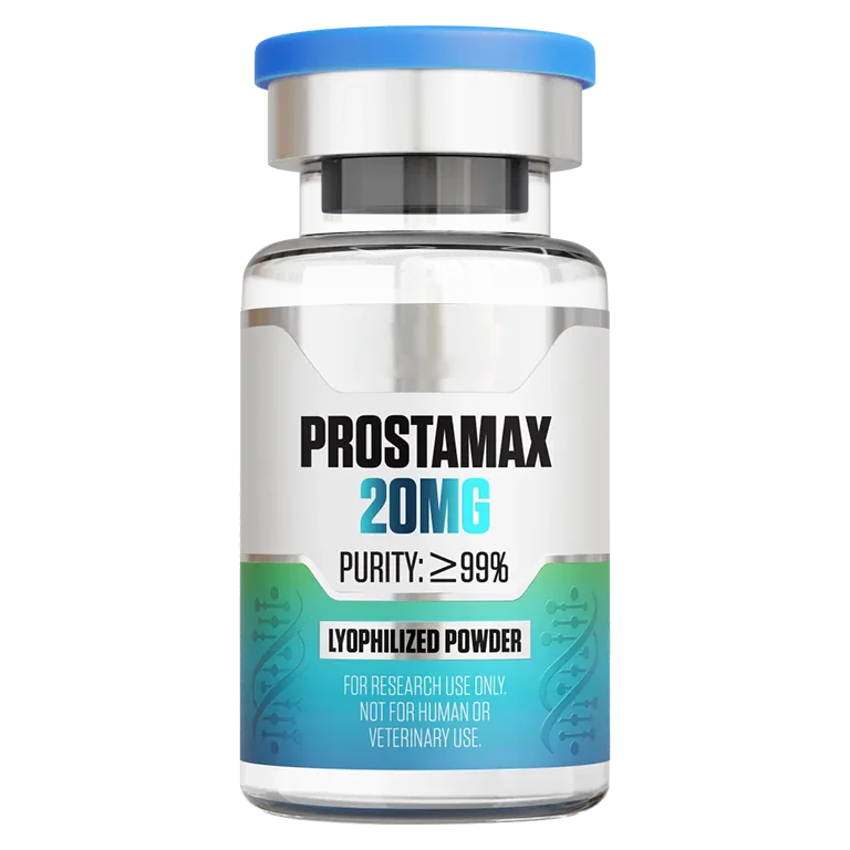 Prostamax (20 mg Vial) 20 mg vial of lyophilized research peptide