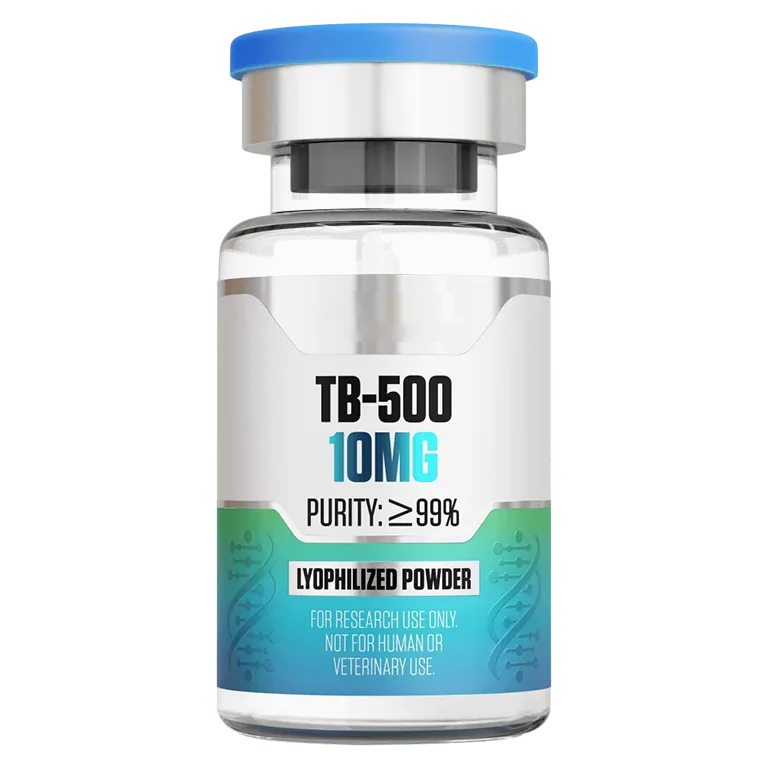 TB-500 (10 mg Vial) 10 mg vial of lyophilized research peptide