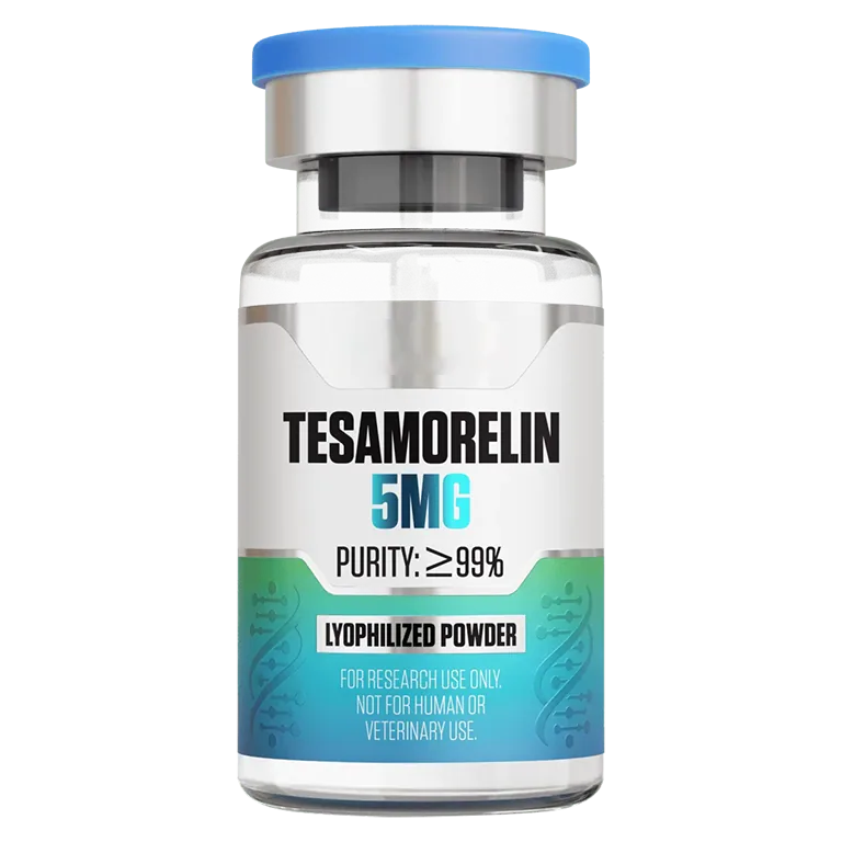 Tesamorelin (5 mg Vial) 5 mg vial of lyophilized research peptide