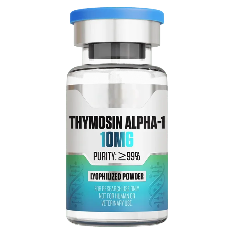 Thymosin Alpha-1 (10 mg Vial) 10 mg vial of lyophilized research peptide