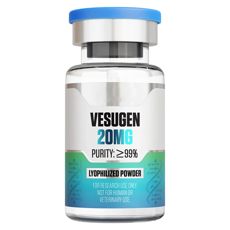 Vesugen (Lys-Glu-Asp) (20 mg Vial) 20 mg vial of lyophilized research peptide